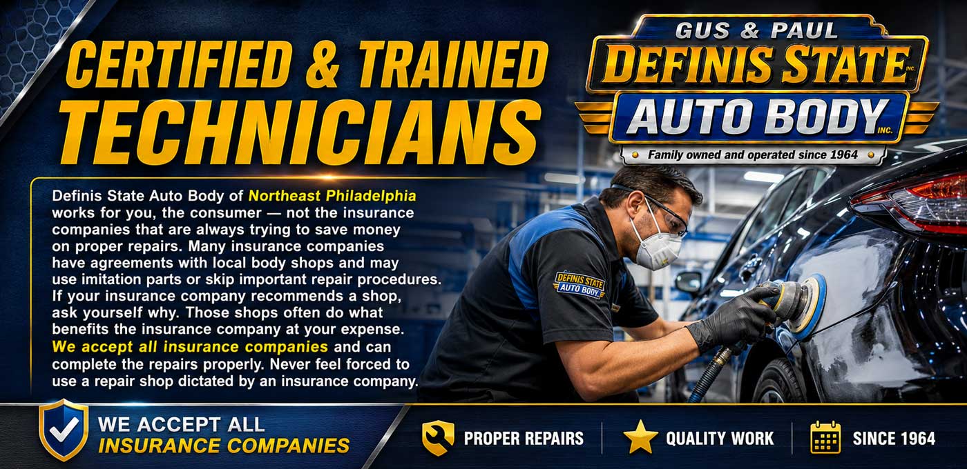 Definis Auto Body Northeast Philadelphia Holmesburg Mayfair