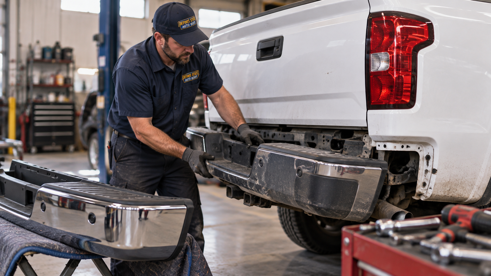 Auto Body Repair Shop 19137 Bridesburg Port Richmond by Definis Auto Body. Collision repair, dent repair, bumper repair, paint refinishing, insurance claim assistance and FREE Estimates near I-95, State Road and Torresdale Avenue.
