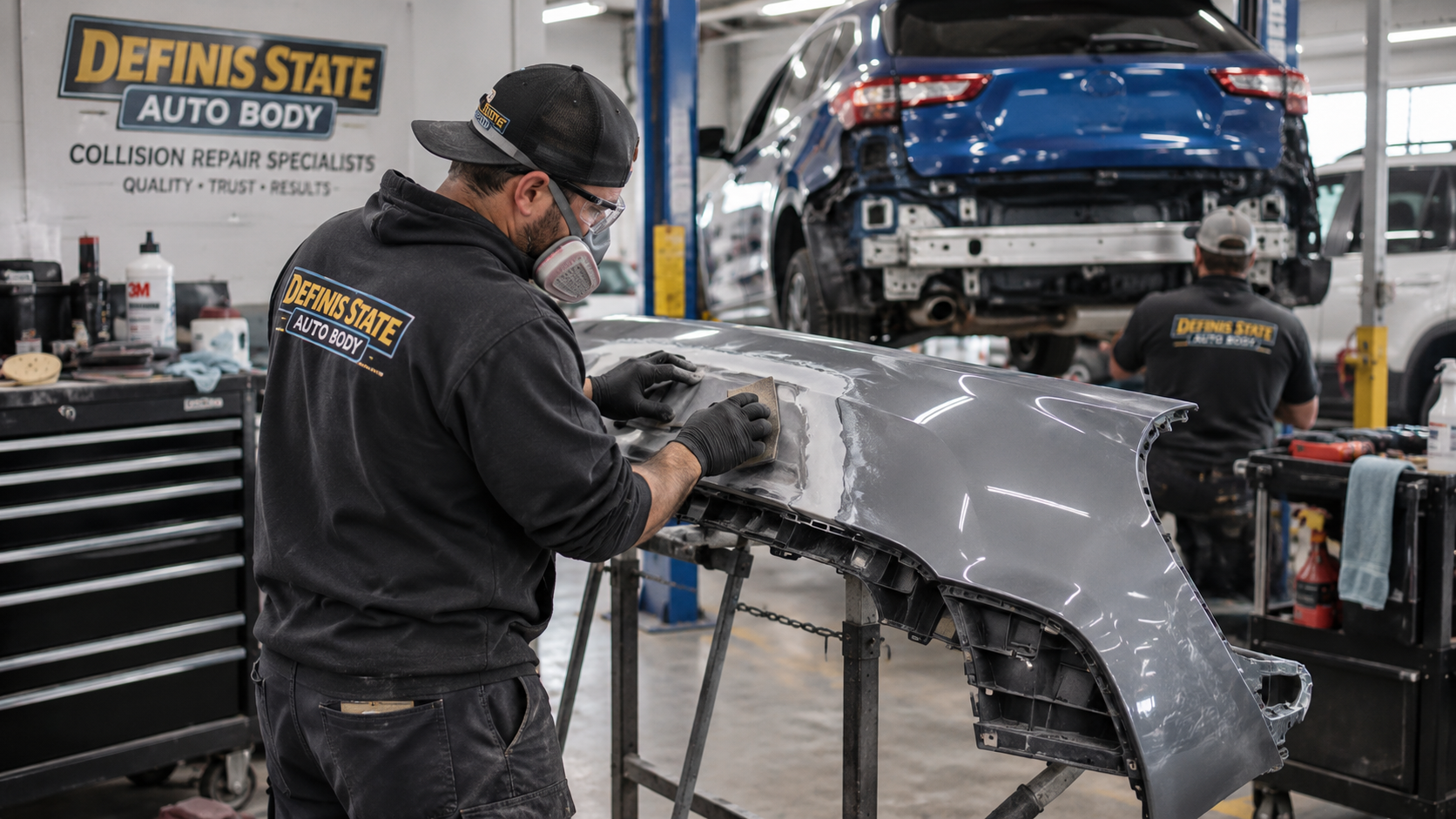 Auto Body Repair Shop 19137 Bridesburg Port Richmond by Definis Auto Body. Collision repair, dent repair, bumper repair, paint refinishing, insurance claim assistance and FREE Estimates near I-95, State Road and Torresdale Avenue.