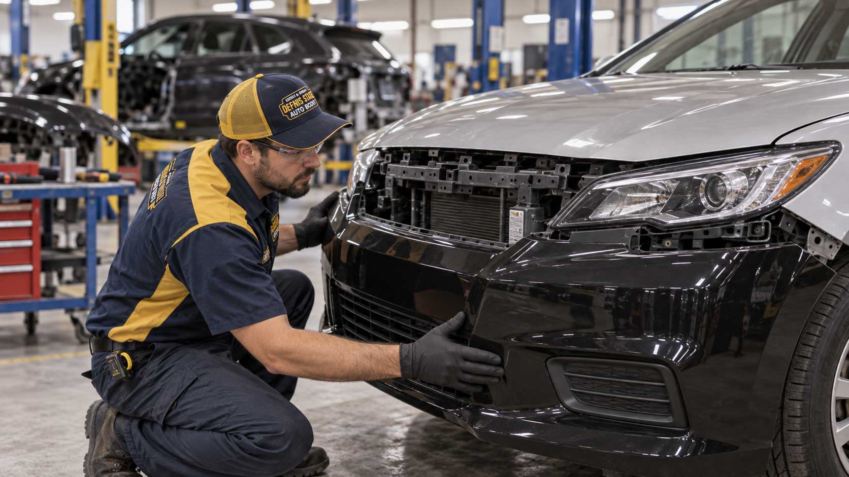 Collision repair Croydon 19021 Bucks County independent auto body shop, frame straightening, dent repair, bumper replacement, paint matching and insurance claim assistance for cars, trucks and fleet vehicles.