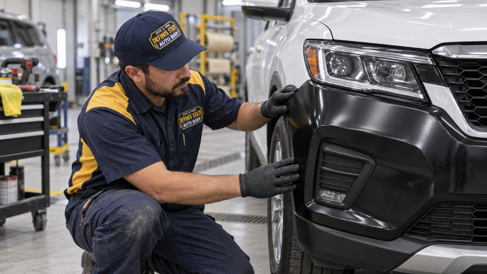 Bumper Replacement 19136 Northeast Philadelphia for Holmesburg, Morrell Park and Pennypack. Bumper repair, collision repair, dent repair, paint refinishing, insurance claim assistance, cars, trucks, fleet vehicles and FREE Estimates.