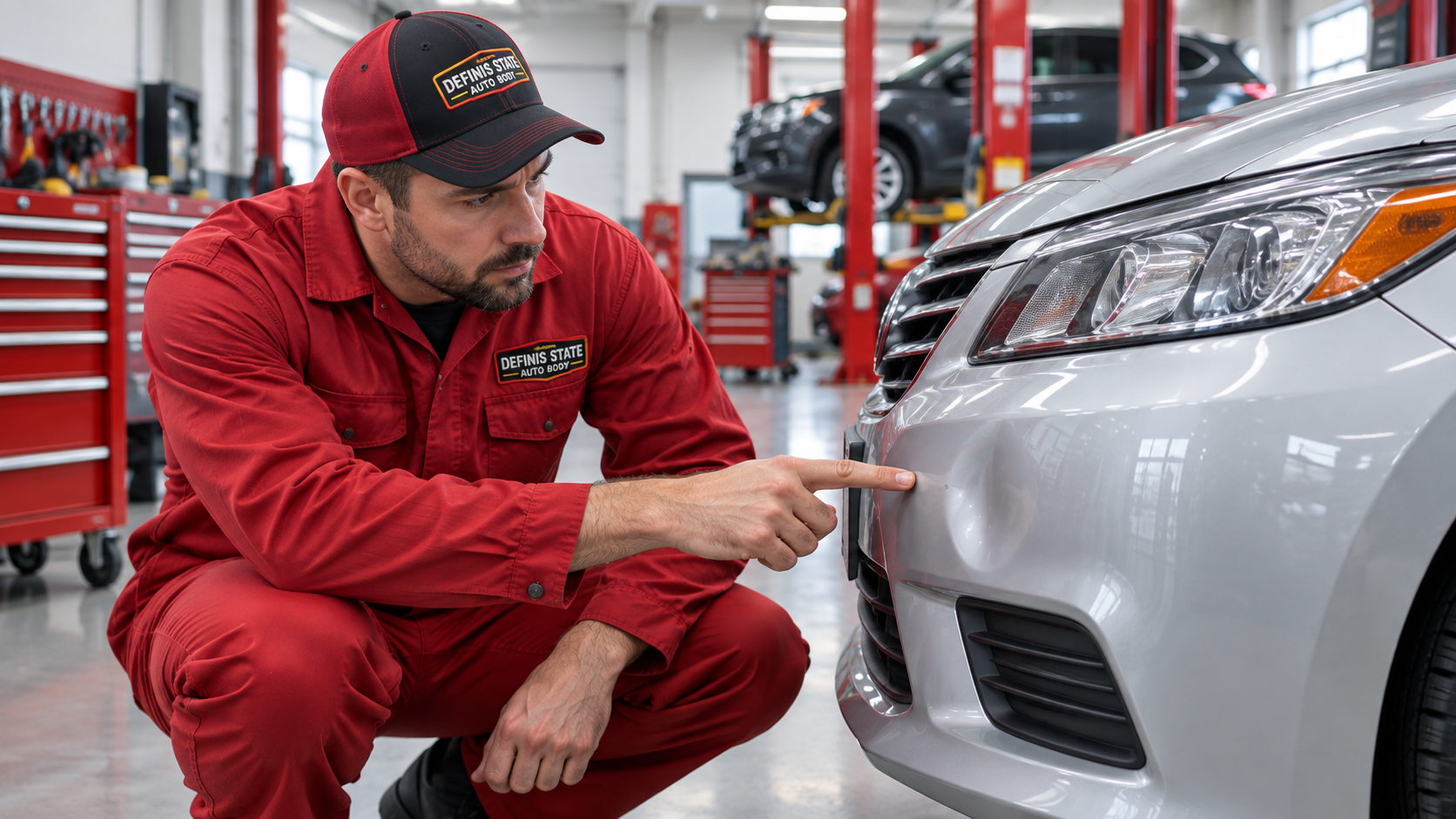 Bensalem Collision Repair 19020 Bucks County Pennsylvania by Definis Auto Body. Bumper repair, dent repair, paint refinishing, frame straightening, insurance claim assistance and FREE Estimates for cars, trucks, fleet and business vehicles.c