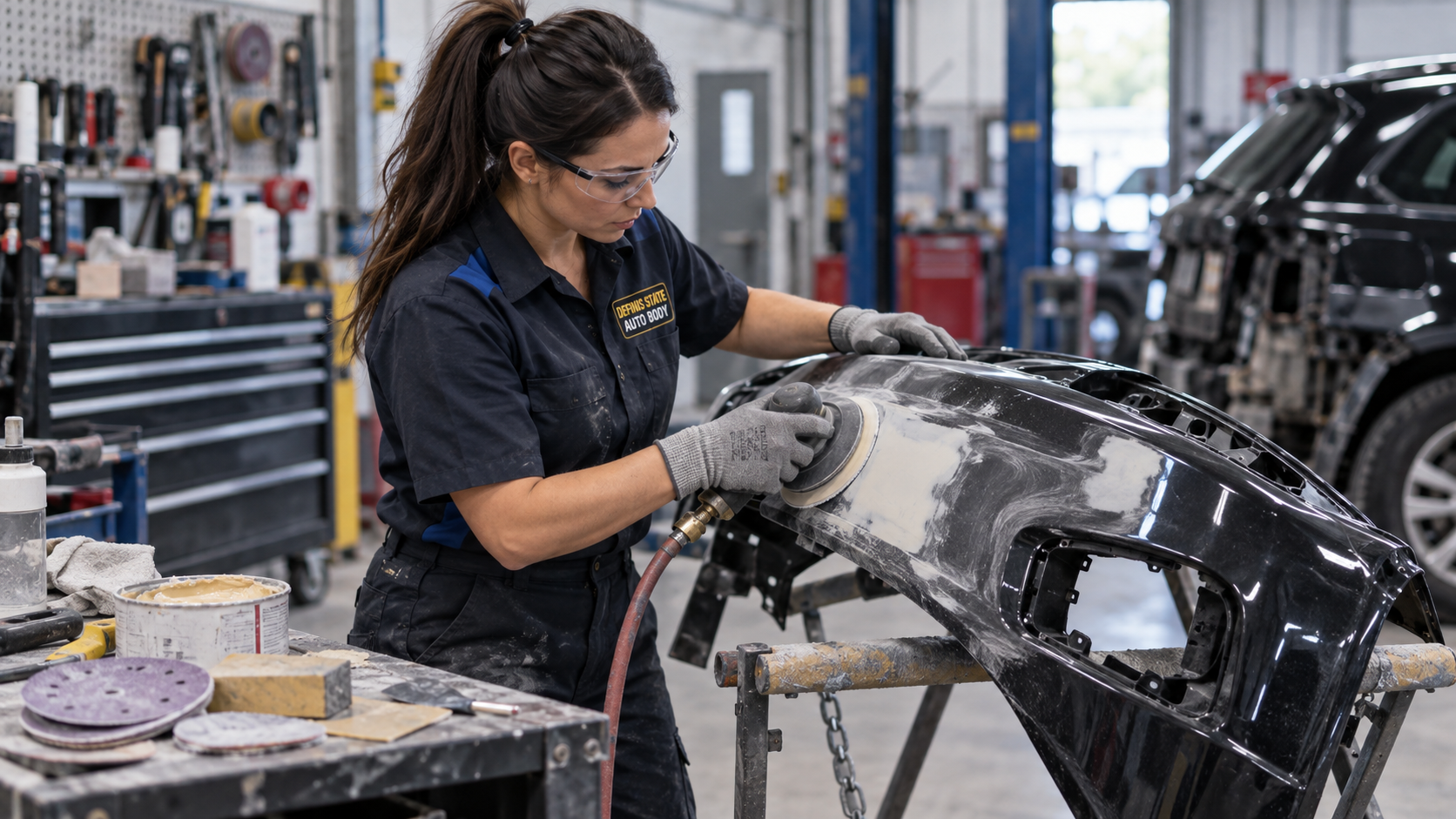 Bensalem Collision Repair 19020 Bucks County Pennsylvania by Definis Auto Body. Bumper repair, dent repair, paint refinishing, frame straightening, insurance claim assistance and FREE Estimates for cars, trucks, fleet and business vehicles.c