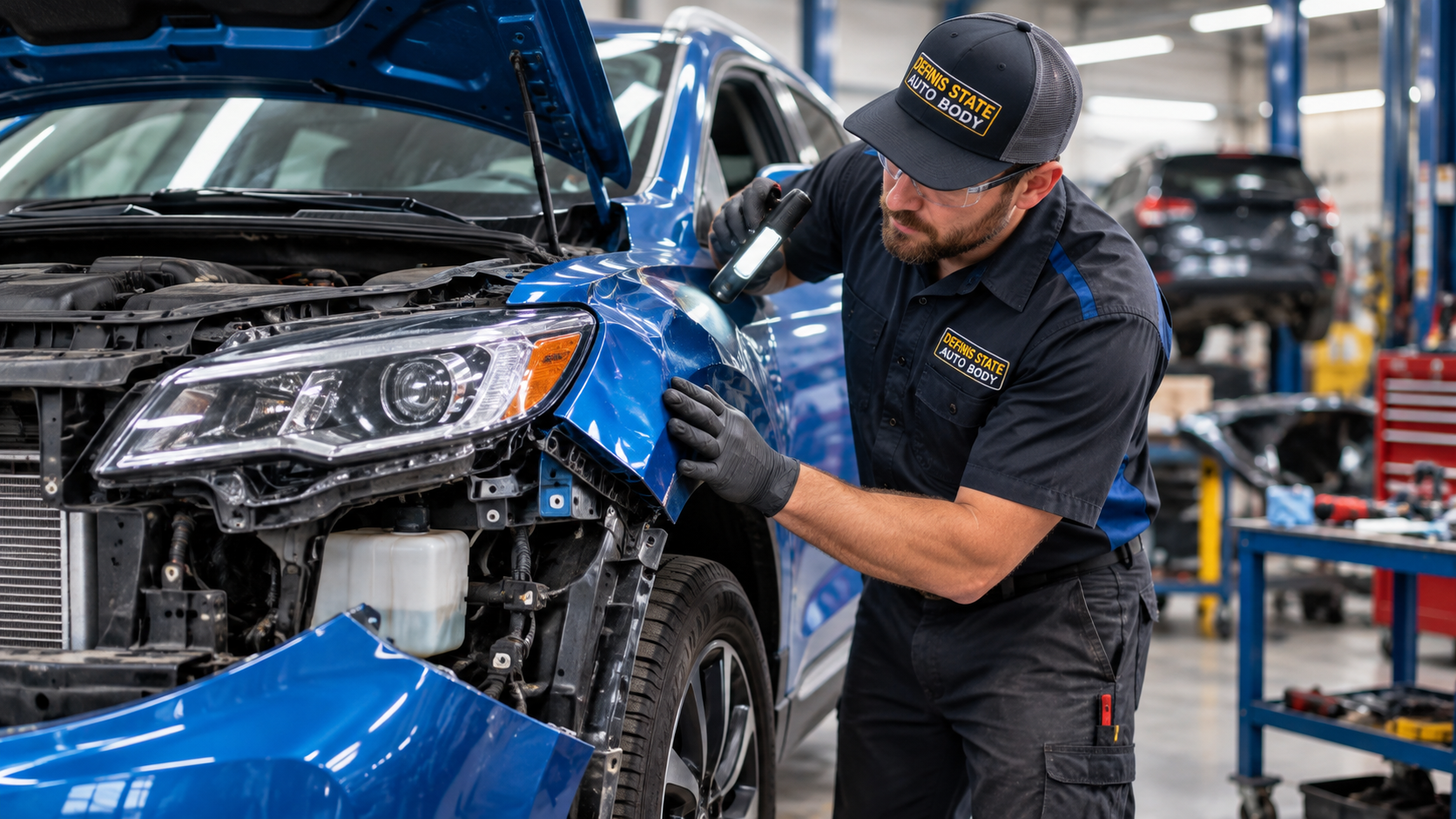 Bensalem Collision Repair 19020 Bucks County Pennsylvania by Definis Auto Body. Bumper repair, dent repair, paint refinishing, frame straightening, insurance claim assistance and FREE Estimates for cars, trucks, fleet and business vehicles.c