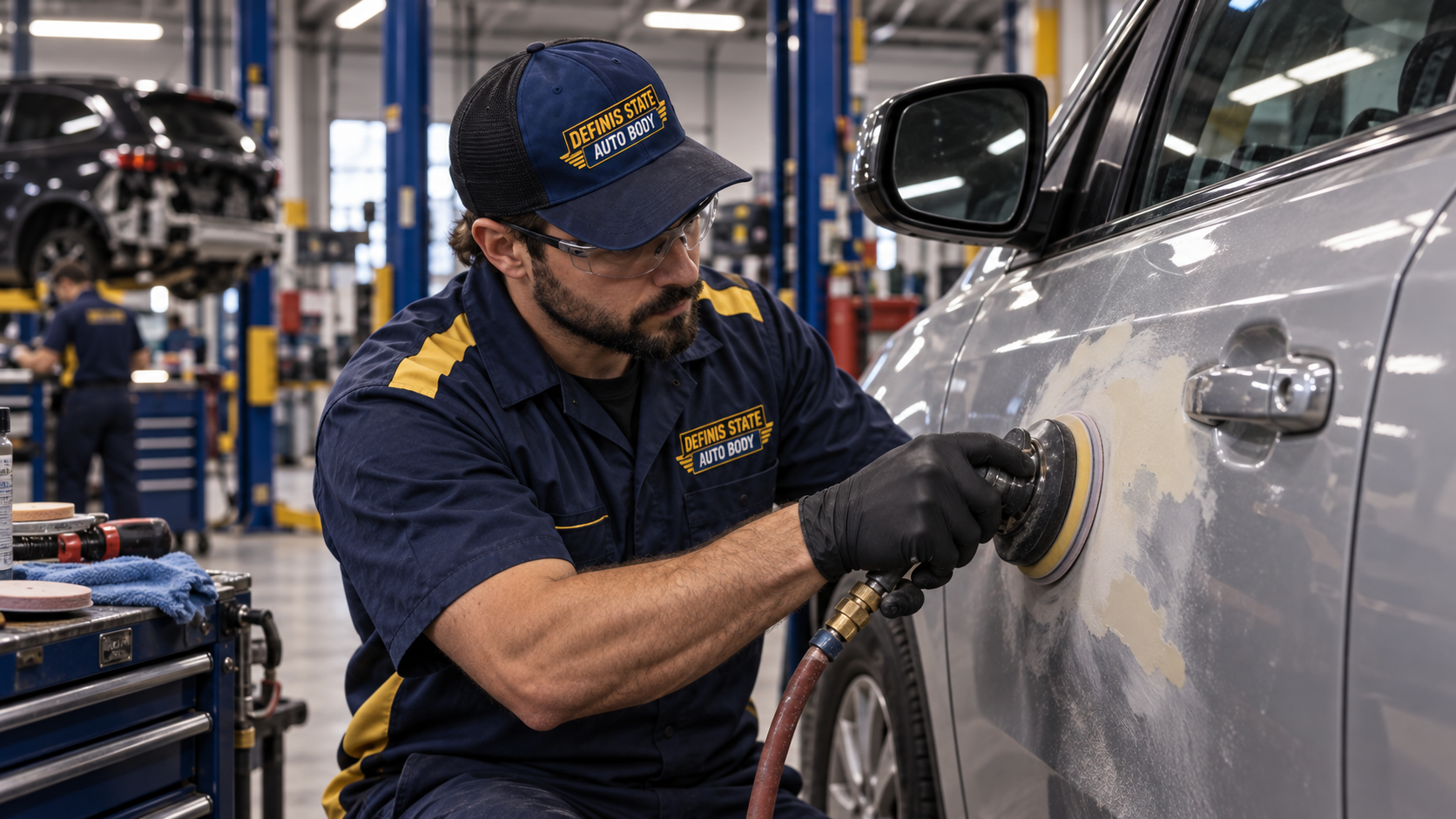 Bucks County Dent Repair 19020 Bensalem by Definis Auto Body. Auto body repair, bumper repair, collision repair, paint refinishing, insurance claim assistance and FREE Estimates for cars, trucks and fleet vehicles.