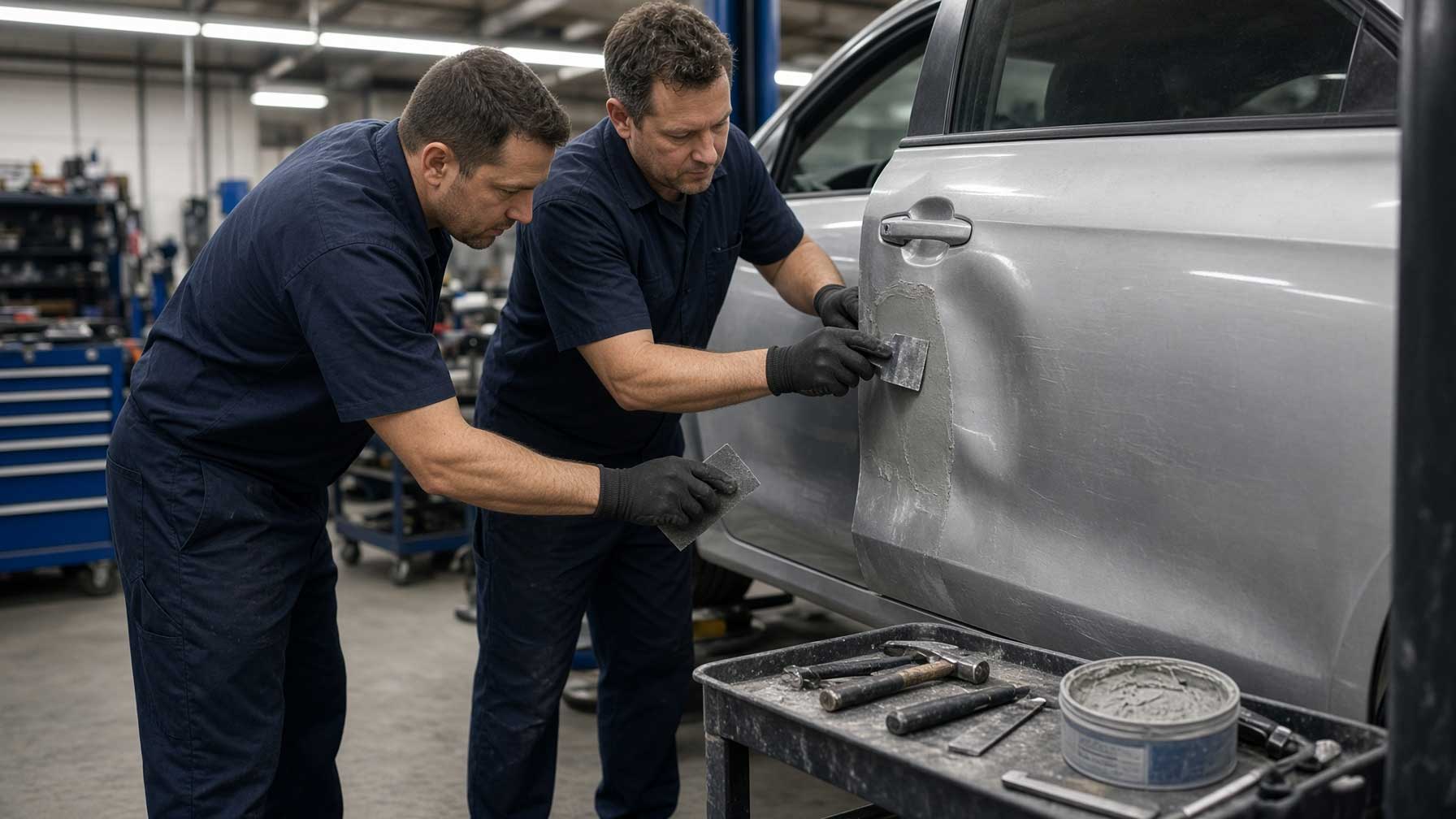 Bucks County Dent Repair 19020 Bensalem by Definis Auto Body. Auto body repair, bumper repair, collision repair, paint refinishing, insurance claim assistance and FREE Estimates for cars, trucks and fleet vehicles.