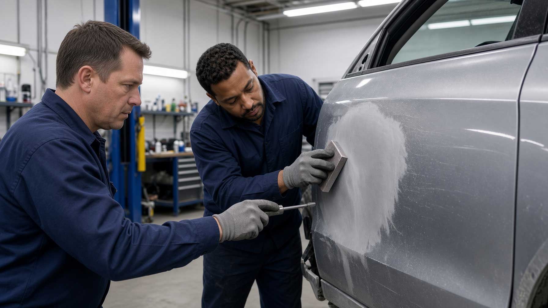 Bucks County Dent Repair 19020 Bensalem by Definis Auto Body. Auto body repair, bumper repair, collision repair, paint refinishing, insurance claim assistance and FREE Estimates for cars, trucks and fleet vehicles.