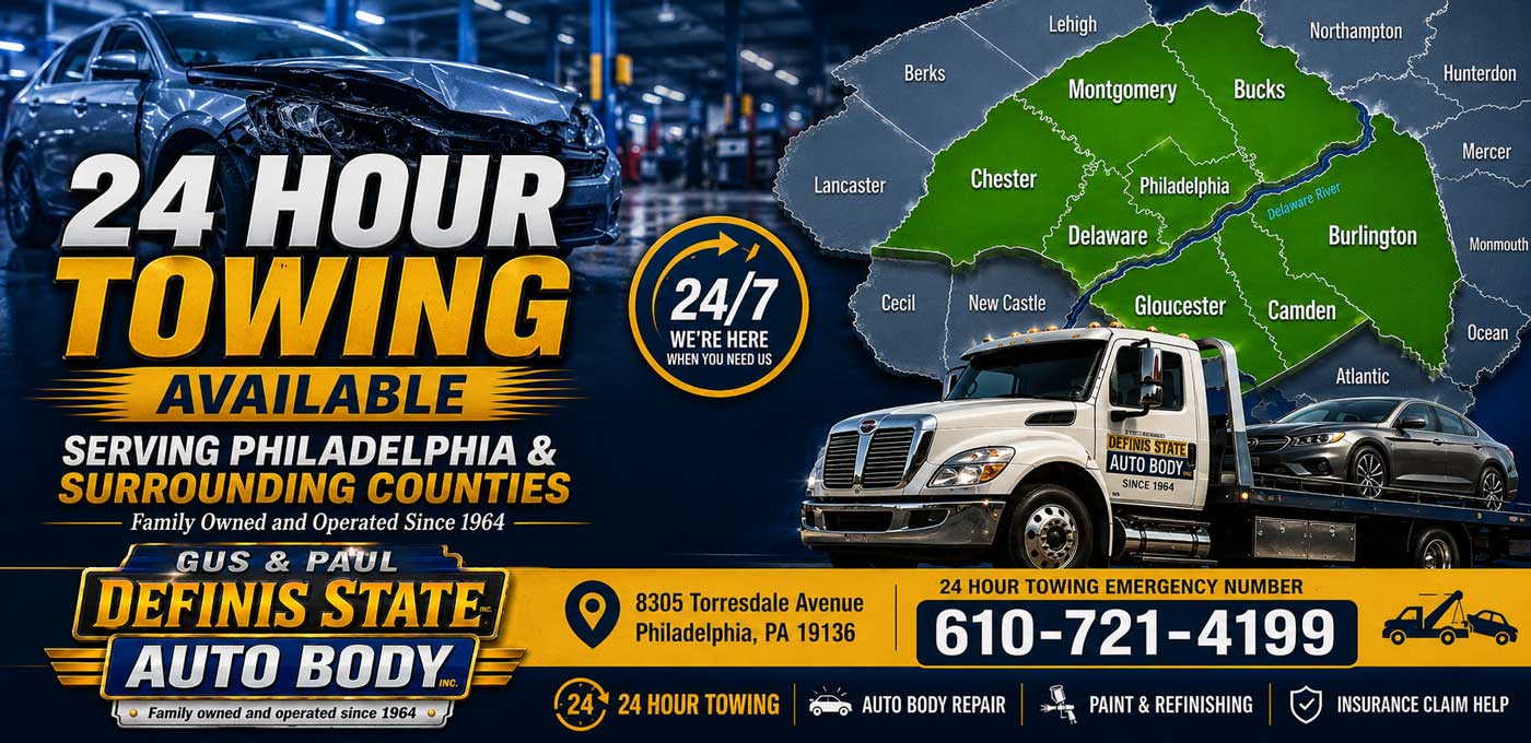 Auto Body Northeast Philadelphia PA Bucks County, Montgomery County